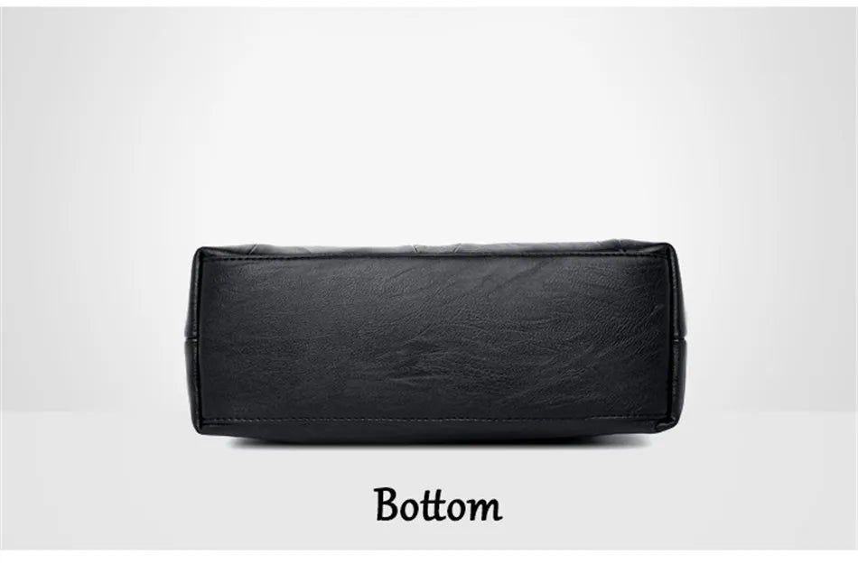 Women's Luxury PU Leather Crossbody Bag — Multi-Pocket Shoulder & Tote Handbag
