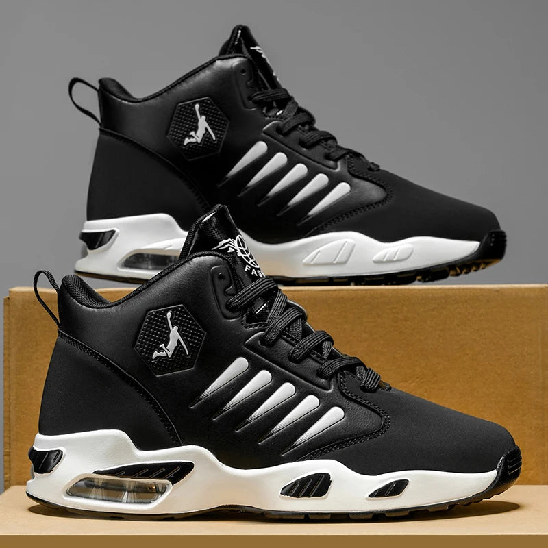 Men's Basketball & Athletic Shoes — Cushioned High-Top Sneakers