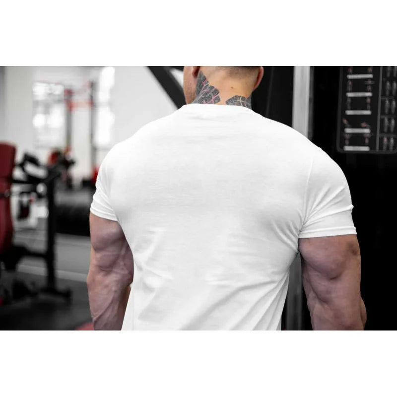 Men's Bodybuilding Graphic T-Shirt — Gym & Streetwear Cotton Tee