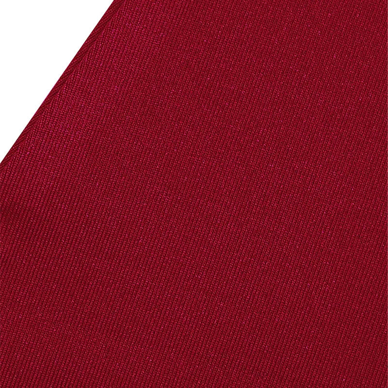 Women's Polyester-Elastane Knit One-Shoulder Backless Slim Club Dress