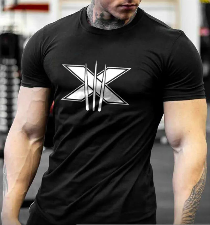 Men's Bodybuilding Graphic T-Shirt — Gym & Streetwear Cotton Tee