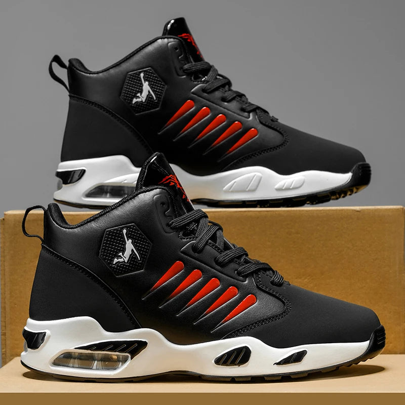 Men's Basketball & Athletic Shoes — Cushioned High-Top Sneakers