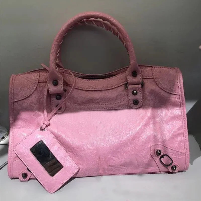 Women's Motorcycle Hobo Crossbody Bag — 2026 High Capacity Luxury Travel Shoulder Bag