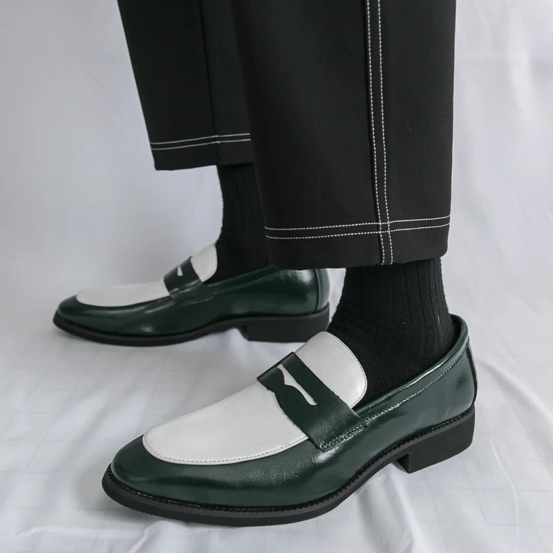 Men's Breathable Moccasin Loafers — Slip-On Flat Driving Shoes