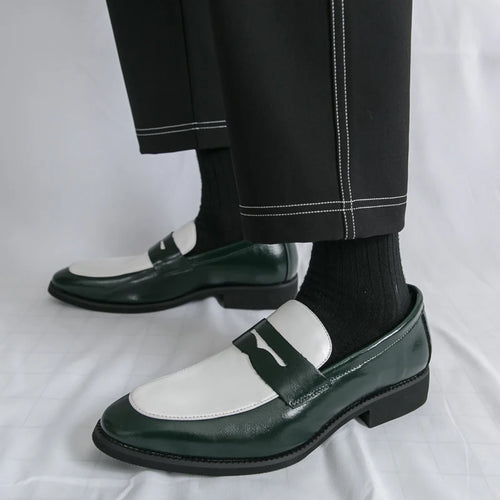Men's Breathable Moccasin Loafers — Slip-On Flat Driving Shoes