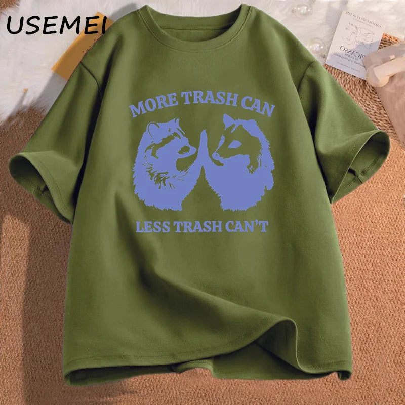 Men's Funny Slogan Graphic T-Shirt — Oversized 100% Cotton Tee
