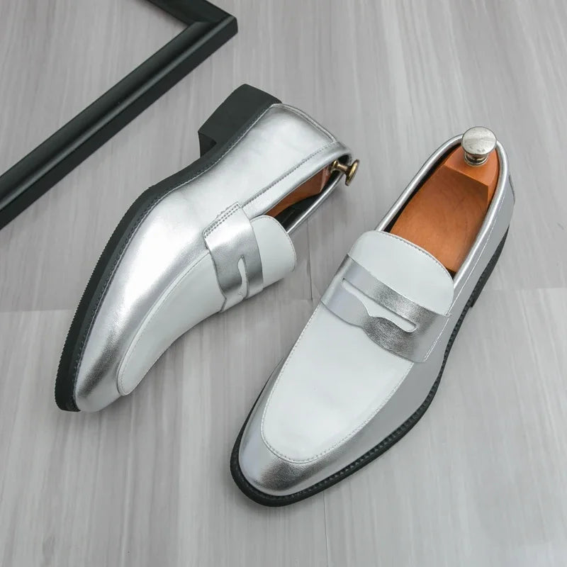Men's Breathable Moccasin Loafers — Slip-On Flat Driving Shoes