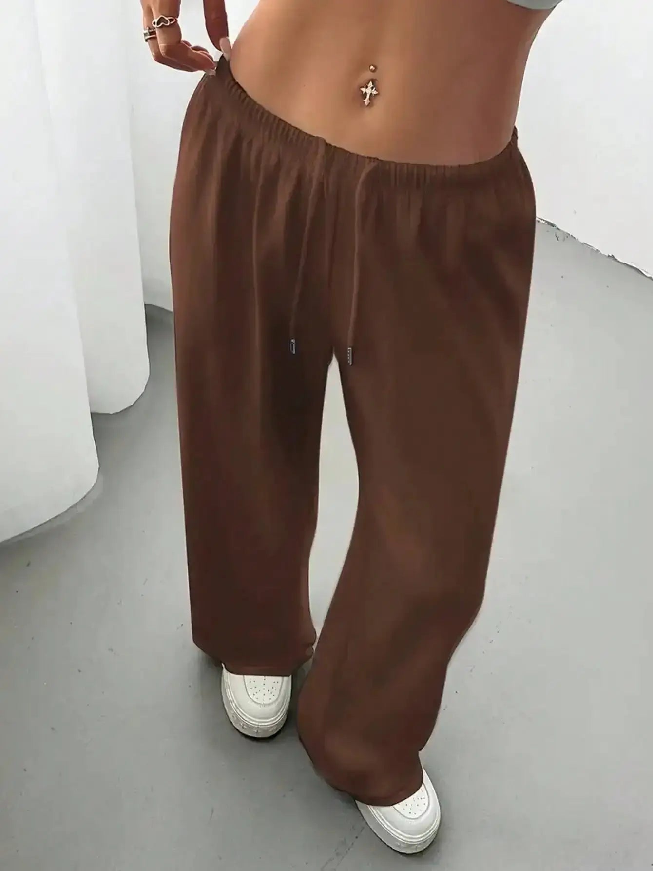 Trenluxwear Ladies' casual wide leg jogging pants TrenLux Wear
