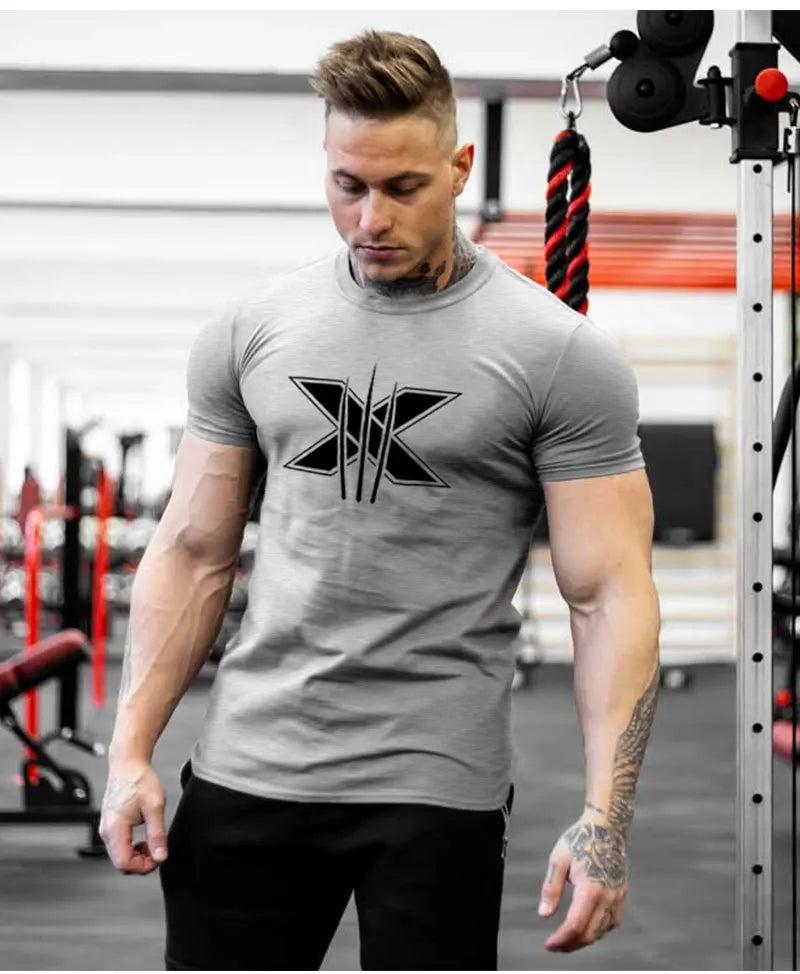 Men's Bodybuilding Graphic T-Shirt — Gym & Streetwear Cotton Tee