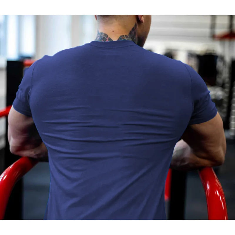 Men's Bodybuilding Graphic T-Shirt — Gym & Streetwear Cotton Tee