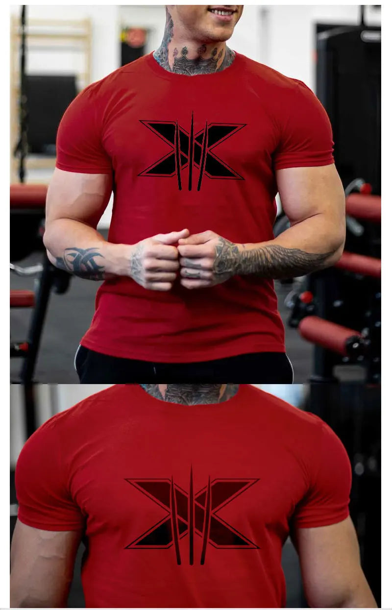 Men's Bodybuilding Graphic T-Shirt — Gym & Streetwear Cotton Tee