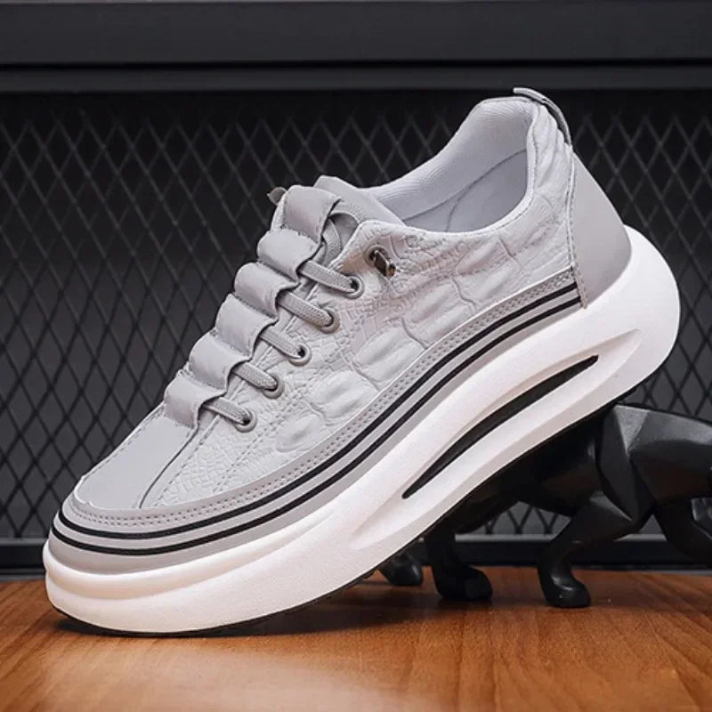 Men's Non-Slip Platform Sneakers — Breathable Casual Loafers