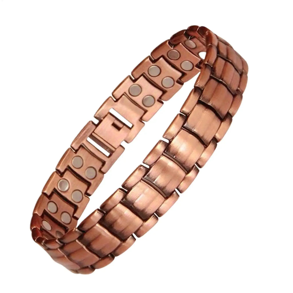 Men's Pure Copper Magnetic Bracelet — Adjustable Sports & Gym Jewellery (21 cm)