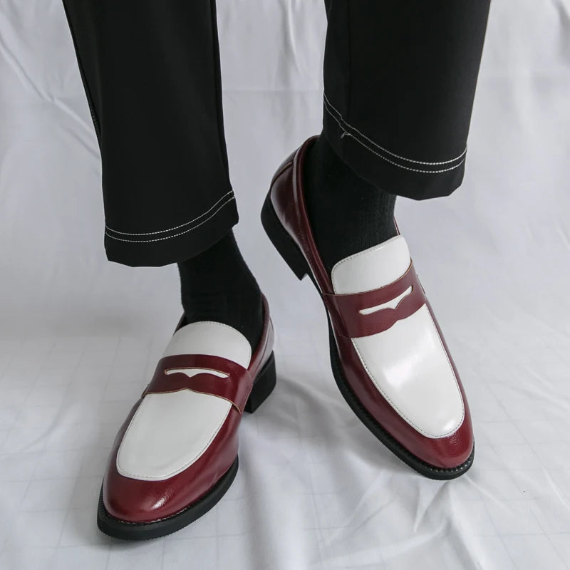 Men's Breathable Moccasin Loafers — Slip-On Flat Driving Shoes