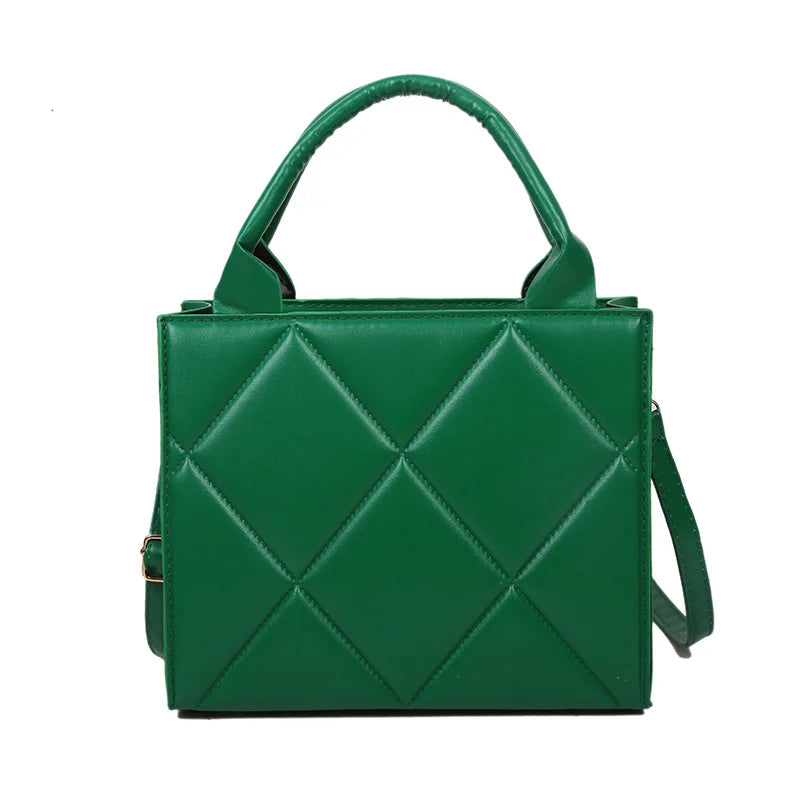 Women's Large Capacity Plaid Crossbody Shoulder Bag — Casual Fashion Tote Gift
