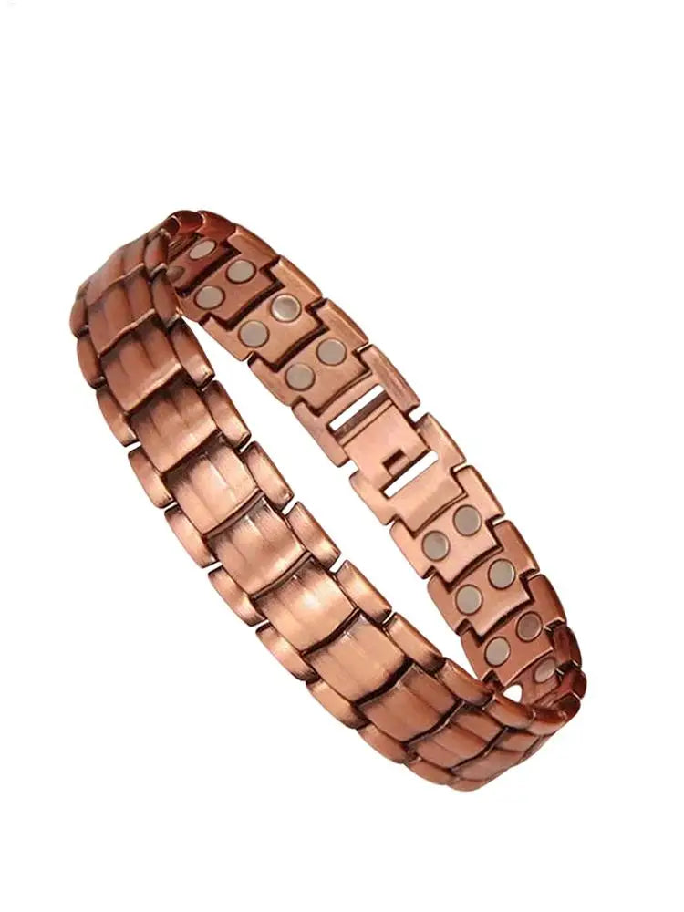 Men's Pure Copper Magnetic Bracelet — Adjustable Sports & Gym Jewellery (21 cm)