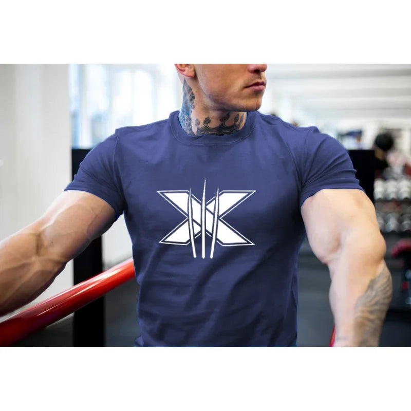 Men's Bodybuilding Graphic T-Shirt — Gym & Streetwear Cotton Tee