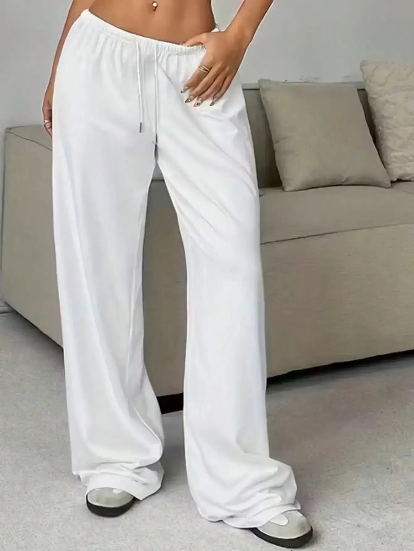 Trenluxwear Ladies' casual wide leg jogging pants TrenLux Wear