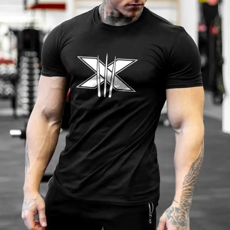 Men's Bodybuilding Graphic T-Shirt — Gym & Streetwear Cotton Tee