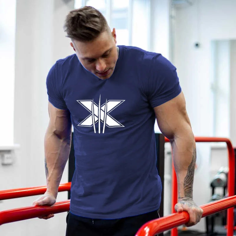 Men's Bodybuilding Graphic T-Shirt — Gym & Streetwear Cotton Tee