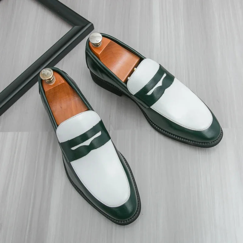 Men's Breathable Moccasin Loafers — Slip-On Flat Driving Shoes