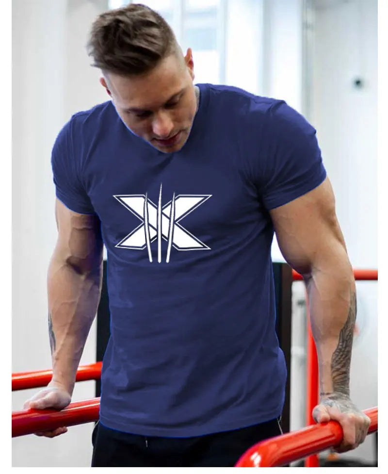 Men's Bodybuilding Graphic T-Shirt — Gym & Streetwear Cotton Tee
