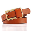 Women's Wide Cinched Waist Belt — Luxury Designer Leather Suit Waistband (105 cm)