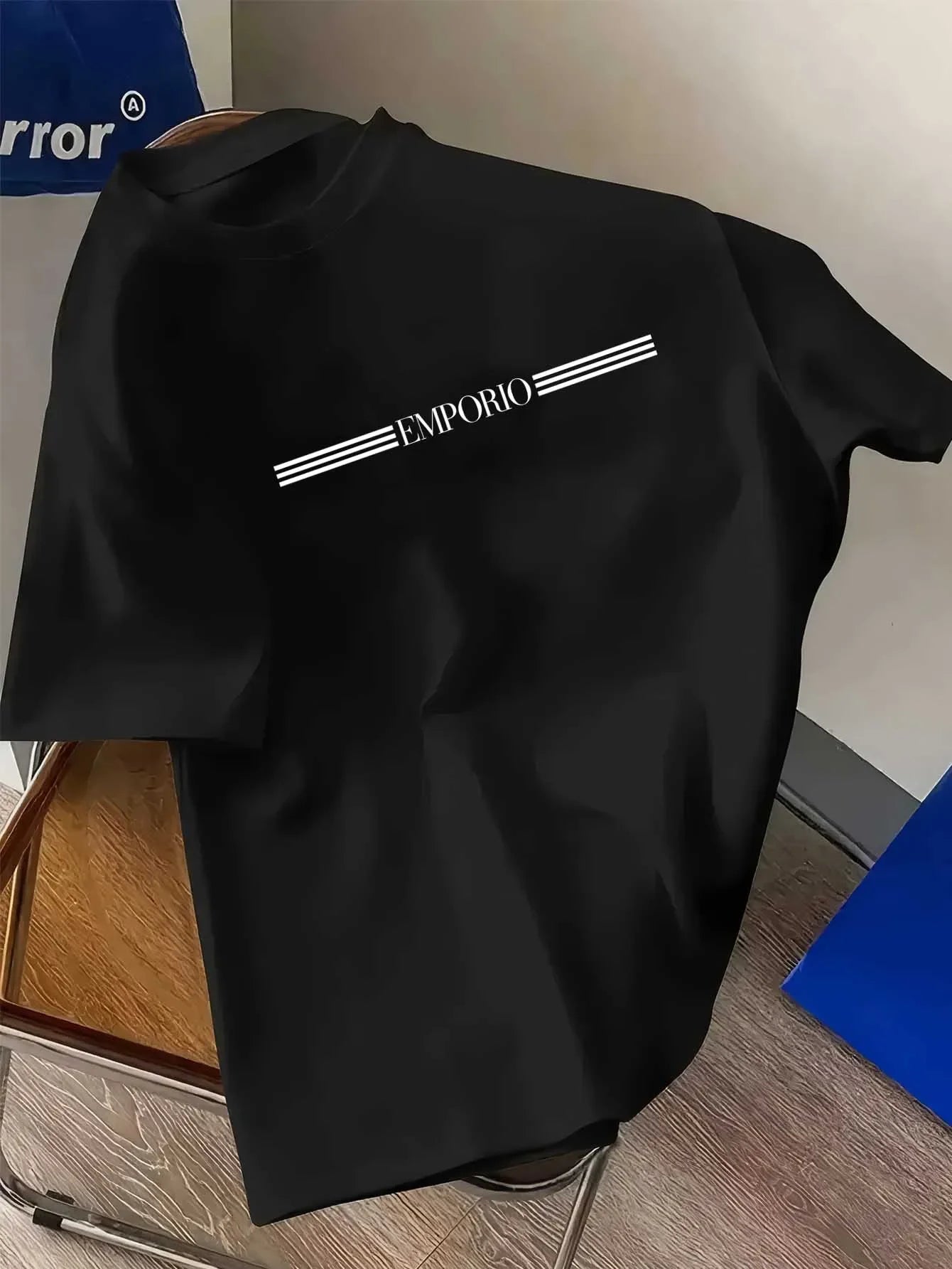 Men's Moisture-Wicking Athletic T-Shirt — Breathable Round Neck Gym Tee
