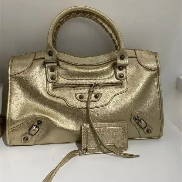 Women's Motorcycle Hobo Crossbody Bag — 2026 High Capacity Luxury Travel Shoulder Bag