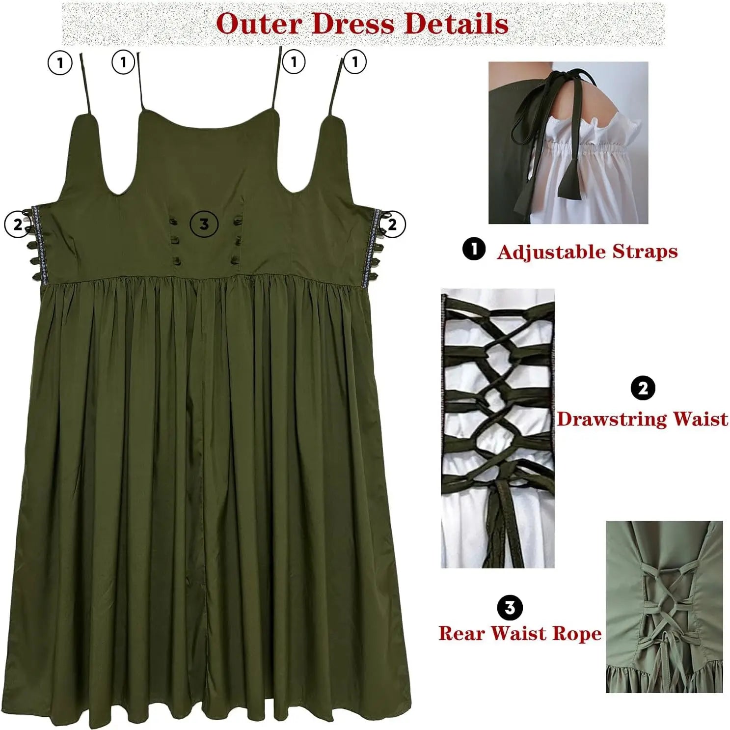 Women's Medieval Renaissance Faire Costume Dress
