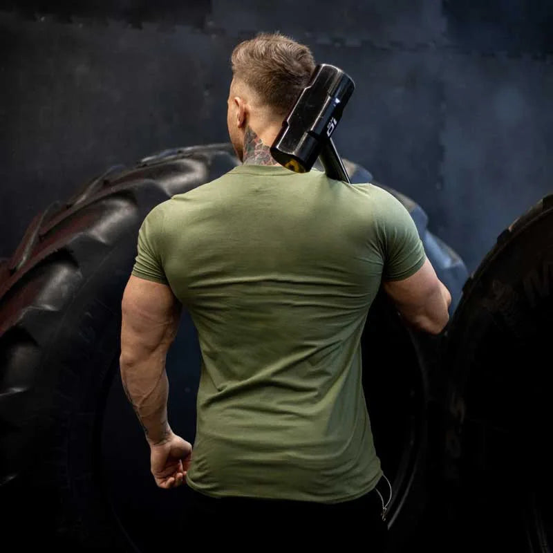 Men's Bodybuilding Graphic T-Shirt — Gym & Streetwear Cotton Tee