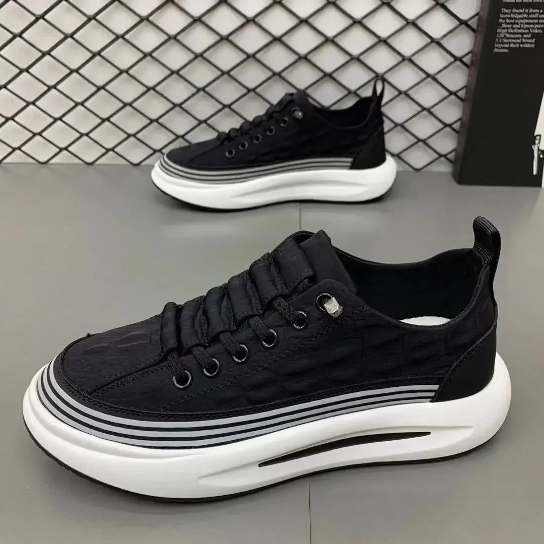 Men's Non-Slip Platform Sneakers — Breathable Casual Loafers