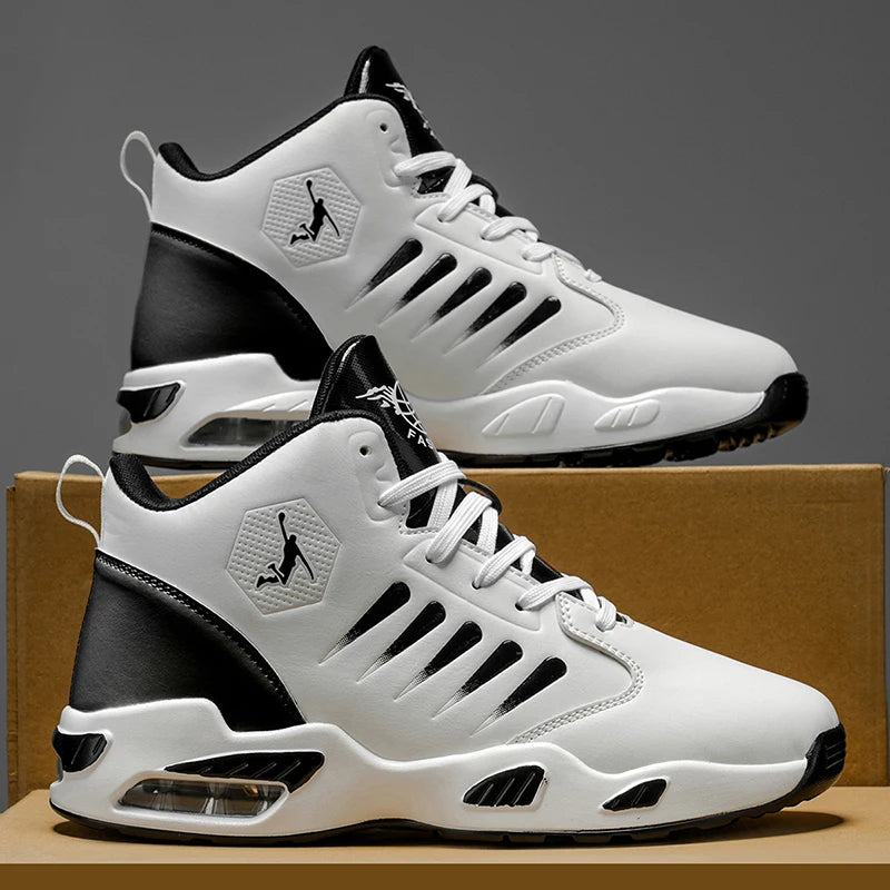 Men's Basketball & Athletic Shoes — Cushioned High-Top Sneakers