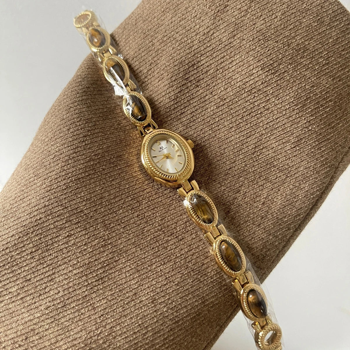 Women's Luxury Jade Green Jewelry Bracelet Quartz Dress Wristwatch