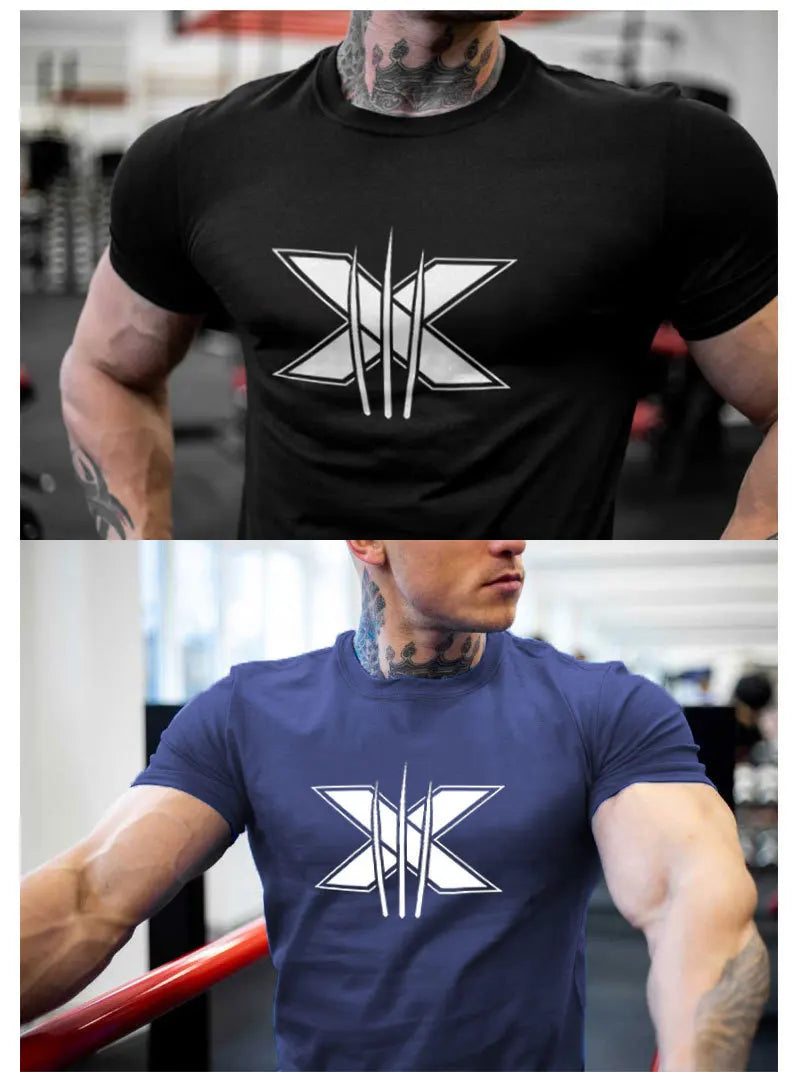 Men's Bodybuilding Graphic T-Shirt — Gym & Streetwear Cotton Tee
