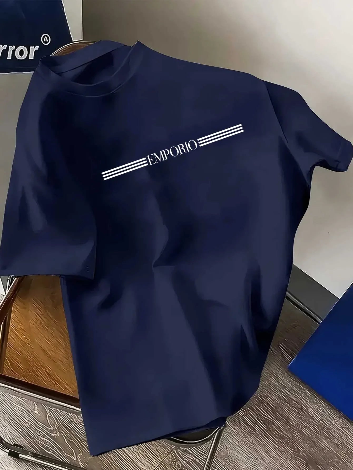 Men's Moisture-Wicking Athletic T-Shirt — Breathable Round Neck Gym Tee