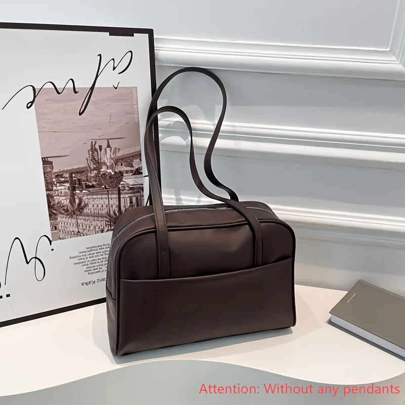 Women's Vintage Large Capacity Underarm Bag — 2025 New Versatile Shoulder Tote
