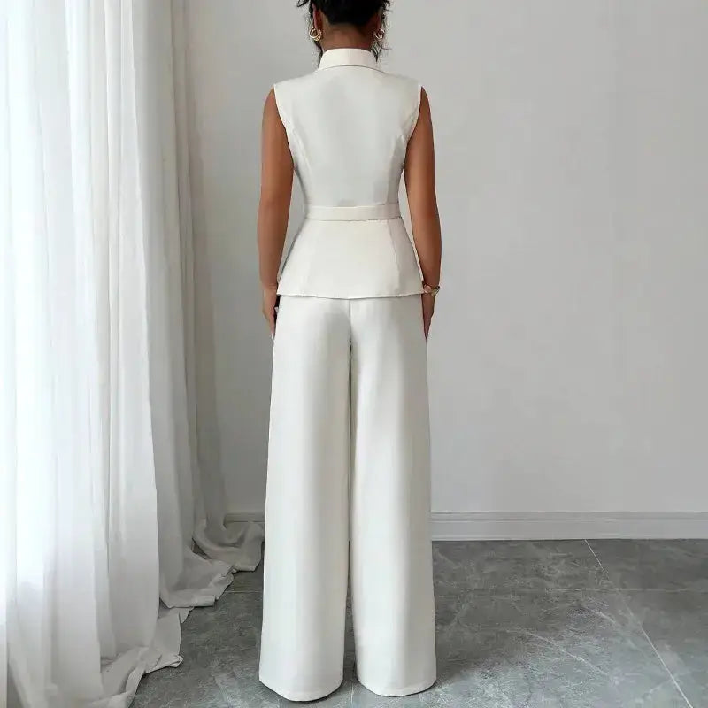 Trenluxwear Women's spring 2 Piece sleeveless Suit TrenLux Wear