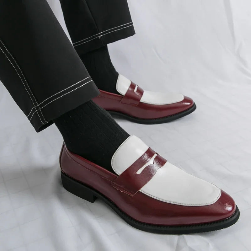 Men's Breathable Moccasin Loafers — Slip-On Flat Driving Shoes