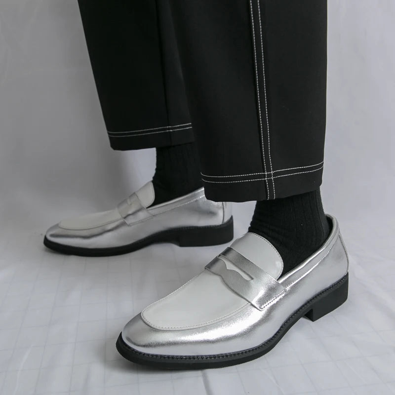 Men's Breathable Moccasin Loafers — Slip-On Flat Driving Shoes
