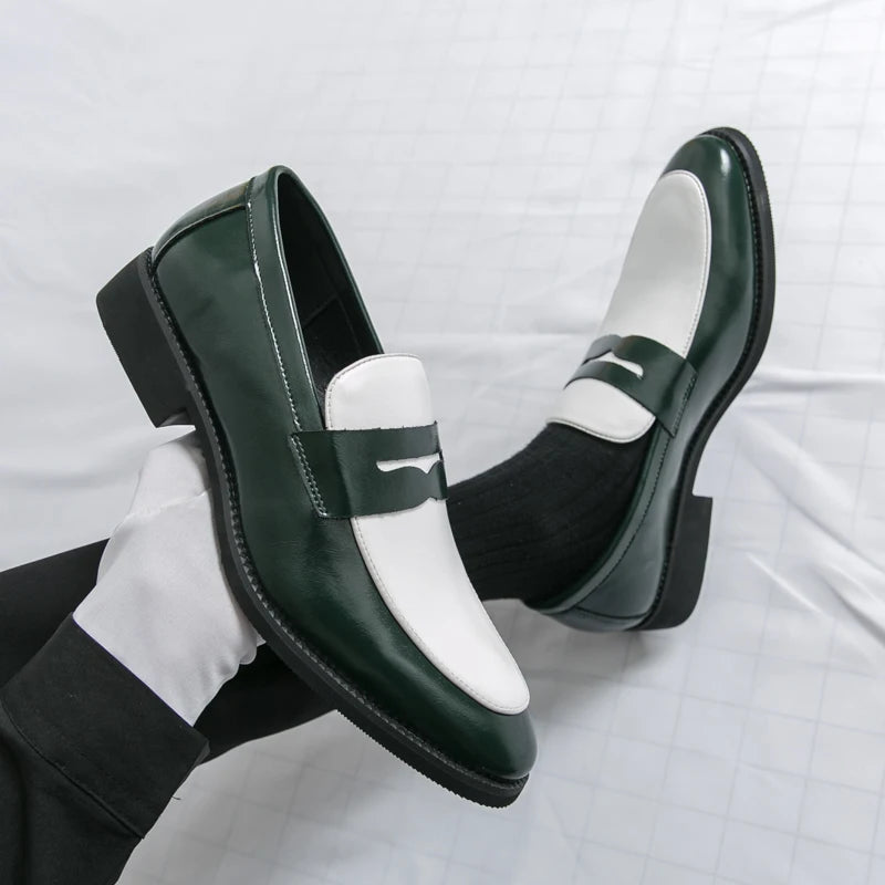 Men's Breathable Moccasin Loafers — Slip-On Flat Driving Shoes