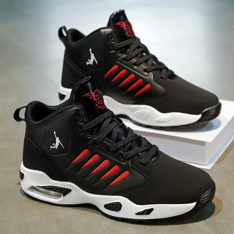 Men's Basketball & Athletic Shoes — Cushioned High-Top Sneakers