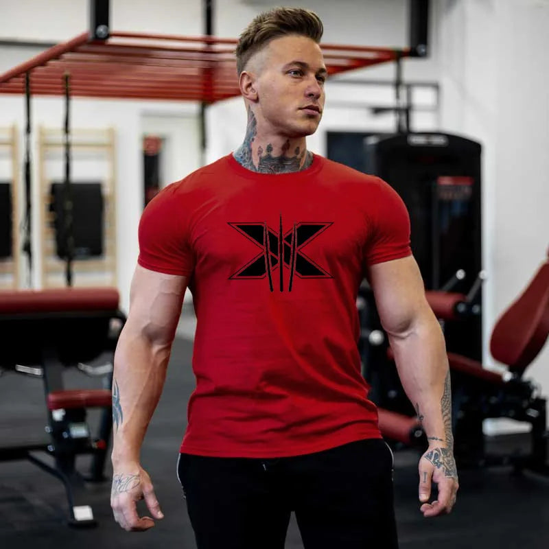Men's Bodybuilding Graphic T-Shirt — Gym & Streetwear Cotton Tee