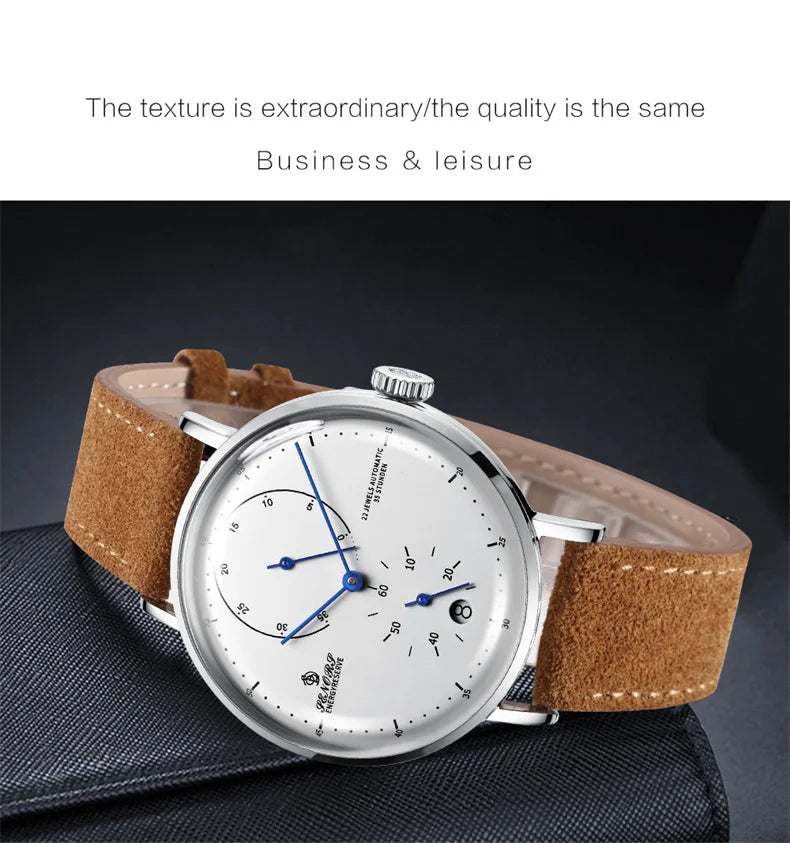 Men's Luxury Automatic Mechanical Watch — Military Style Waterproof Wristwatch