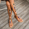 Women's Flat Open Toe Sandals — Comfortable Plus Size Summer Shoes