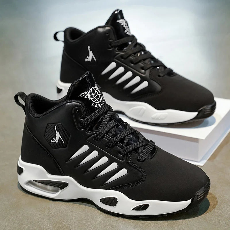 Men's Basketball & Athletic Shoes — Cushioned High-Top Sneakers