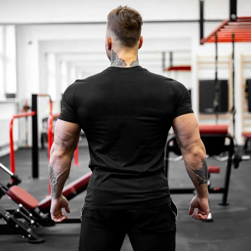 Men's Bodybuilding Graphic T-Shirt — Gym & Streetwear Cotton Tee