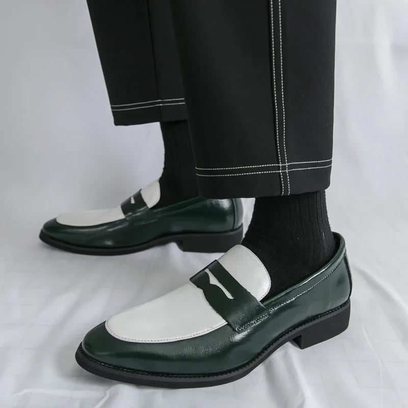 Men's Breathable Moccasin Loafers — Slip-On Flat Driving Shoes