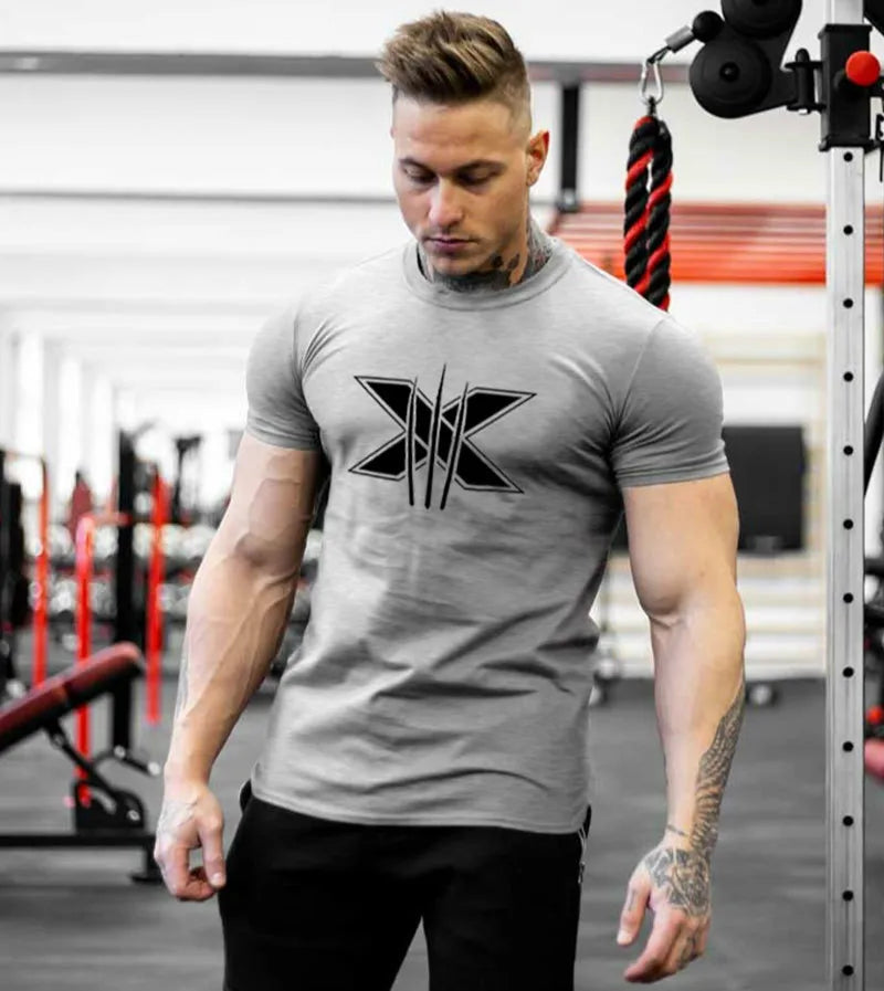 Men's Bodybuilding Graphic T-Shirt — Gym & Streetwear Cotton Tee