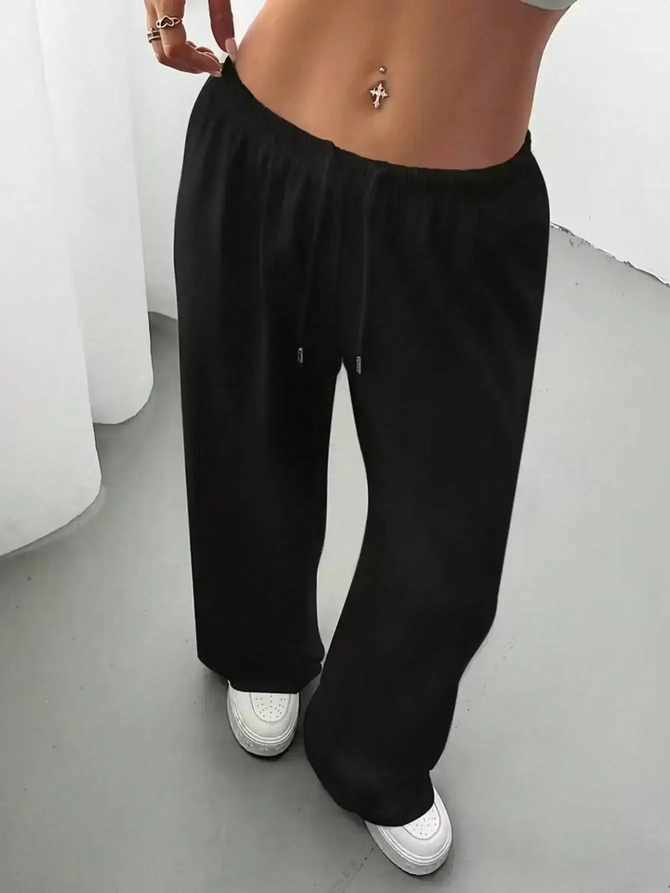 Trenluxwear Ladies' casual wide leg jogging pants TrenLux Wear